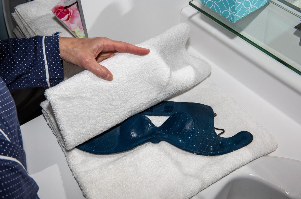 Facembrace éponger serviette coussin nasal