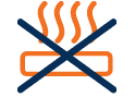 Ne pas soumettre à la chaleur symbole